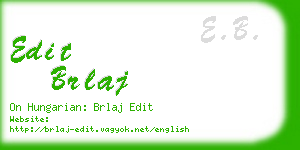 edit brlaj business card